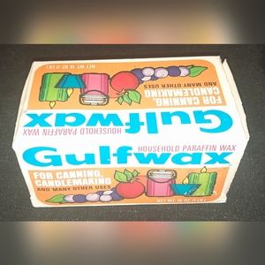 Vintage nos gulfwax canning/candlemaking